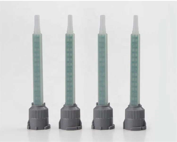 ME05-16S (1:1) AB Glue Mixing Nozzle Disposable Epoxy Mixer Nozzle Bayonet Connection Static Mixing Tube