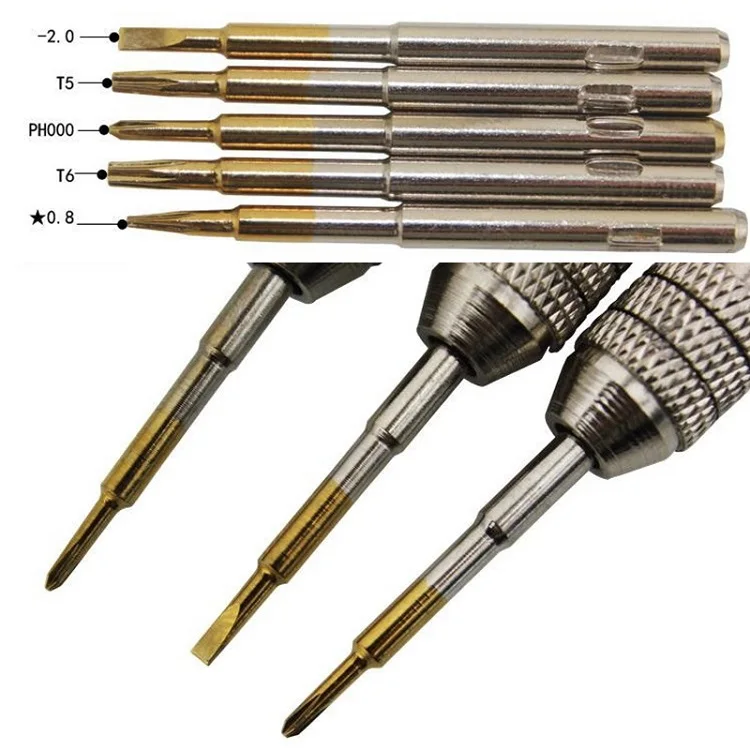 Repair Tool Kit 5 In 1 Precision Screwdrivers Set For Iphone Samsung Nokia Other Mobile Phone Accessories