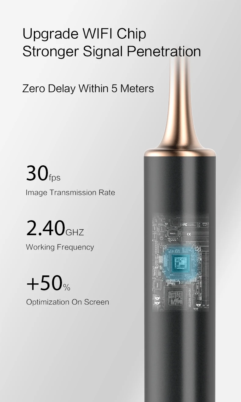 Good Quality Pen-Sized Visual Ear Wax Removal Wifi Wireless Endoscope Ear Cleaner Remover Whelk Removal Tool For Smart Phone