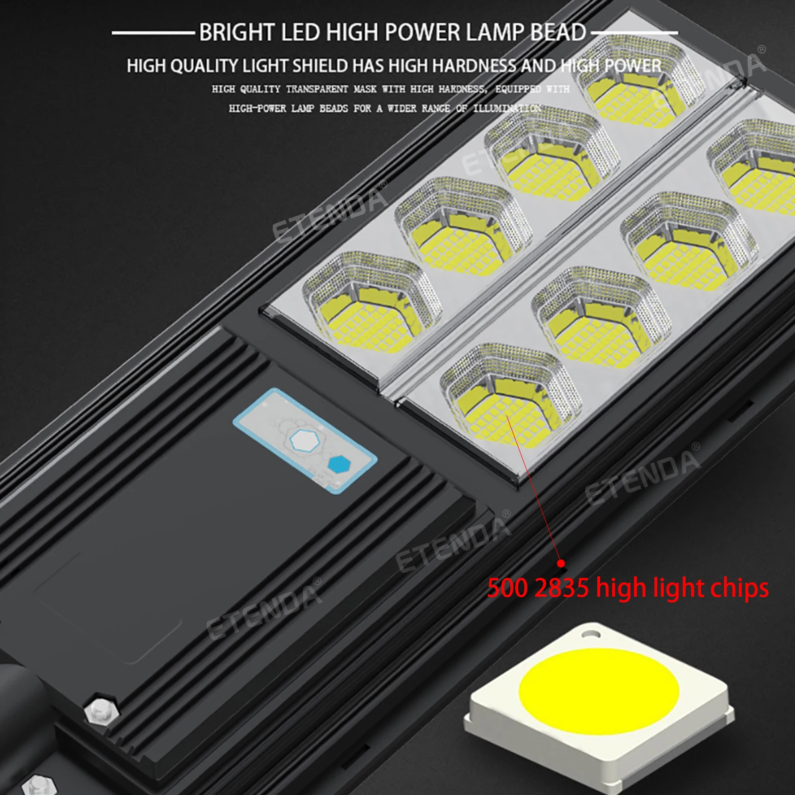 New Outdoor Waterproof Ip67 ABS Working for more than 12H All In One Radar Sensor Solar Panel Street Light With Remote Control