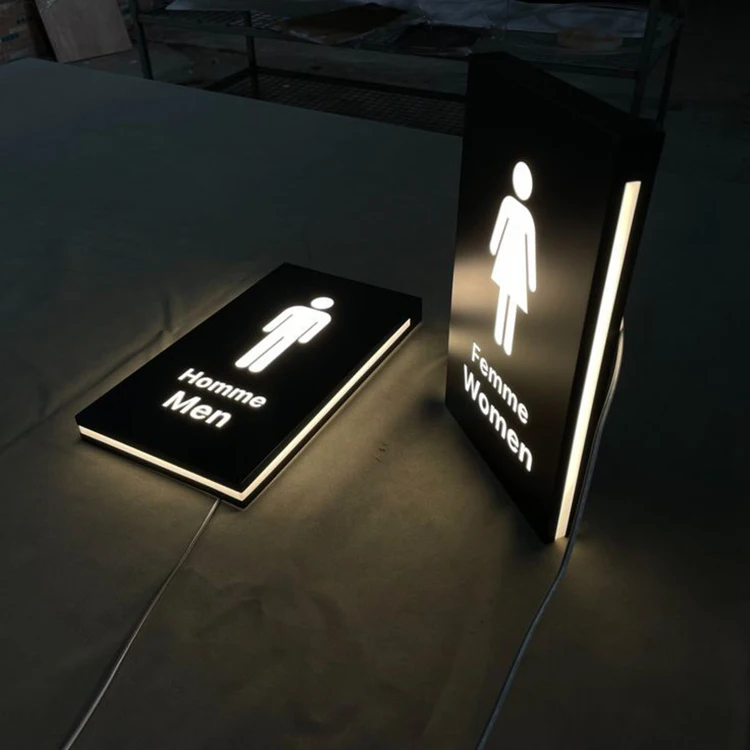 led custom advertising illuminating metal sign Luminous house number outdoor business company office signs