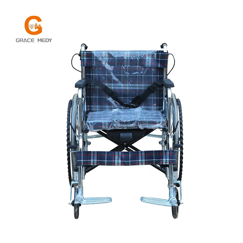 Wheel Chair Wheels Attachments Active Light Weight Manual Folding Hospital Wheelchair for The Disabled in Kuwait