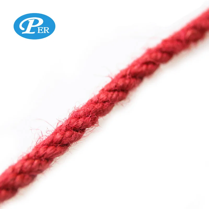 Multicolor high quality jute rope for decoration