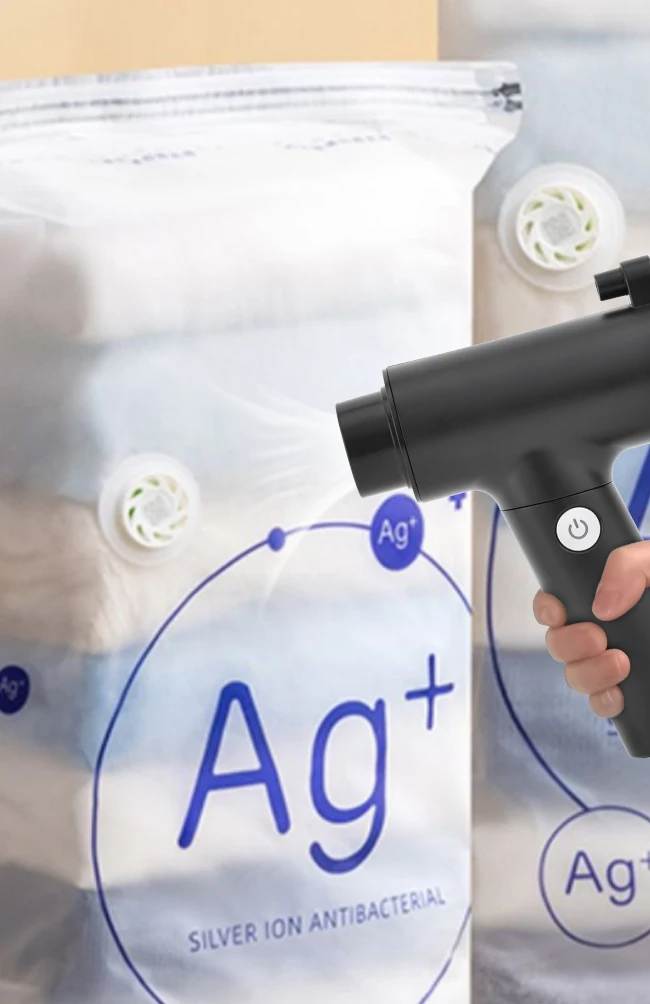 Mini Multi-functional High Capacity Blow-suction Wireless Vacuum Cleaner with Type-C Code for Home and Car