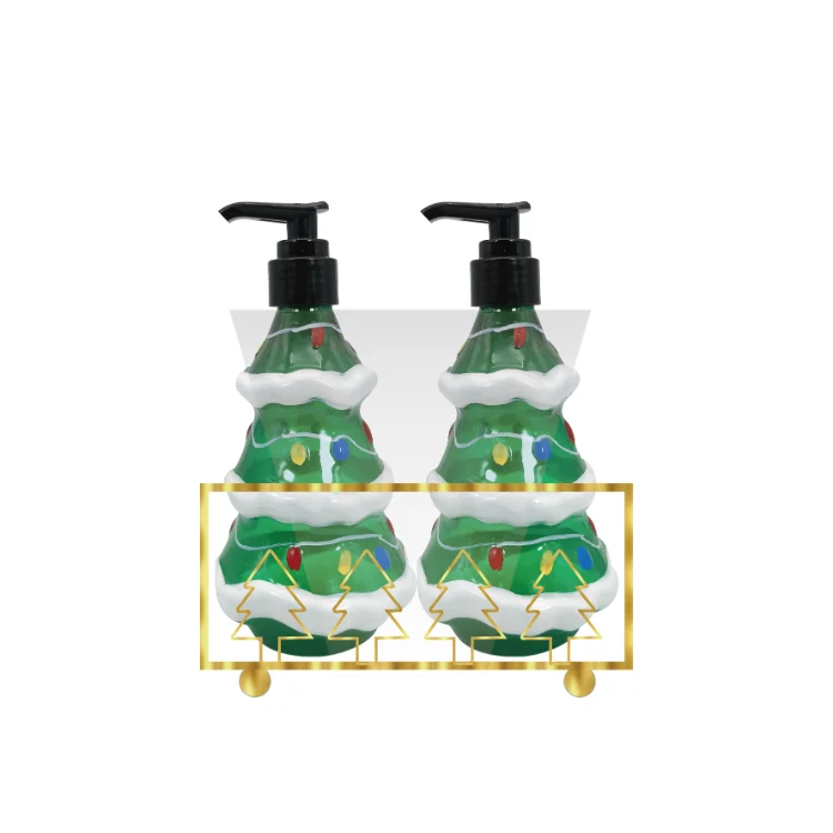 Wholesale Design Body Bath Gift Set Sanitizer Christmas snowman Hand Soap Set