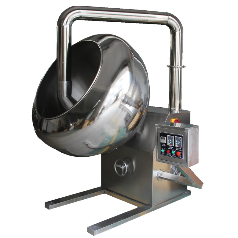 groundnut cashew almond snack sugar coated nuts peanut coating machine