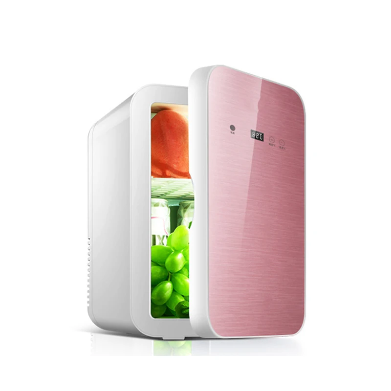 OEM New Mini 8L 12V AC DC Camping Outdoor Beauty Skincare Cosmetic Beer Milk Refrigerator Skincare Fridge
