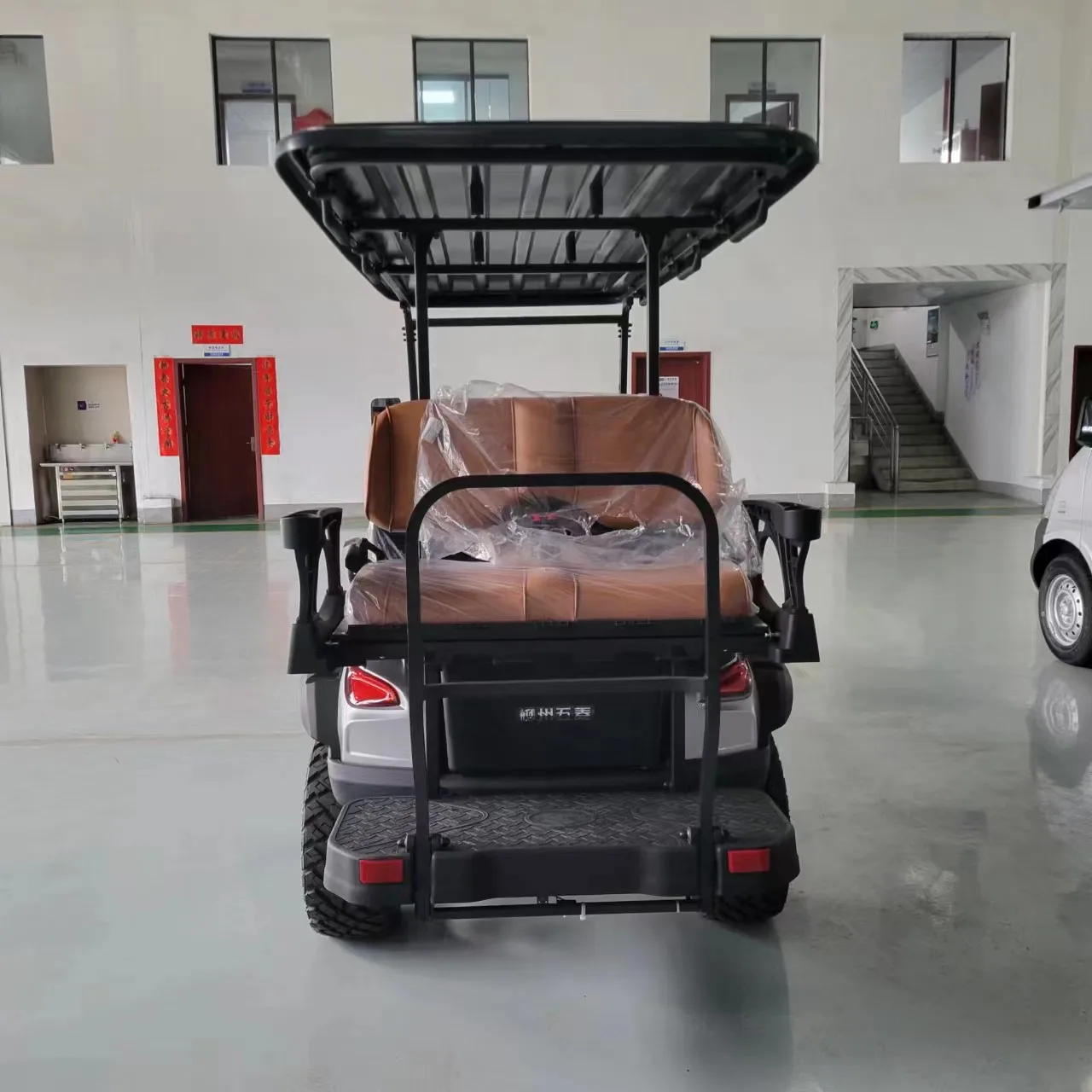 5kw Electric Golf Cart with Aluminum Frames 4+2 Seaters 5kw Curtis Controller