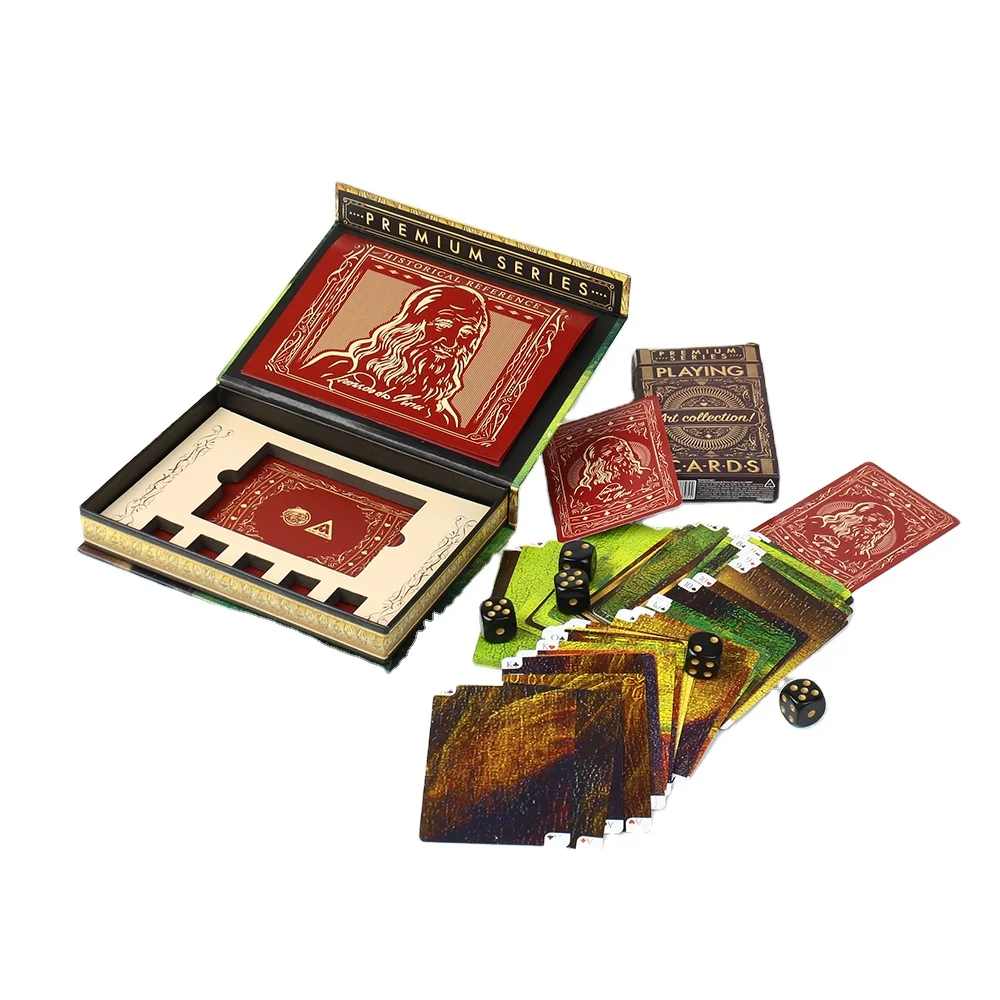 OEM игральные карты пользовательские водонепроницаемые пластиковые покерные бумажные игровые со светом не проходят через для взрослых игр