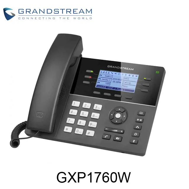 IP-телефон Grandstream среднего диапазона GXP1760 поддерживает 6 линий 3