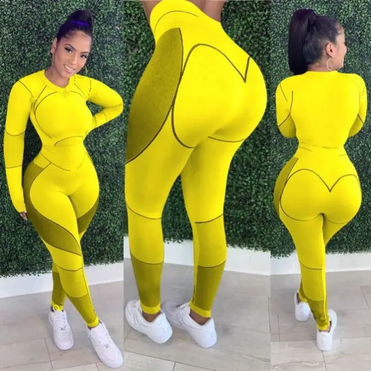 
X01554C Phoenix hot sale women 2 pieces sets sort yoga sets elastic 