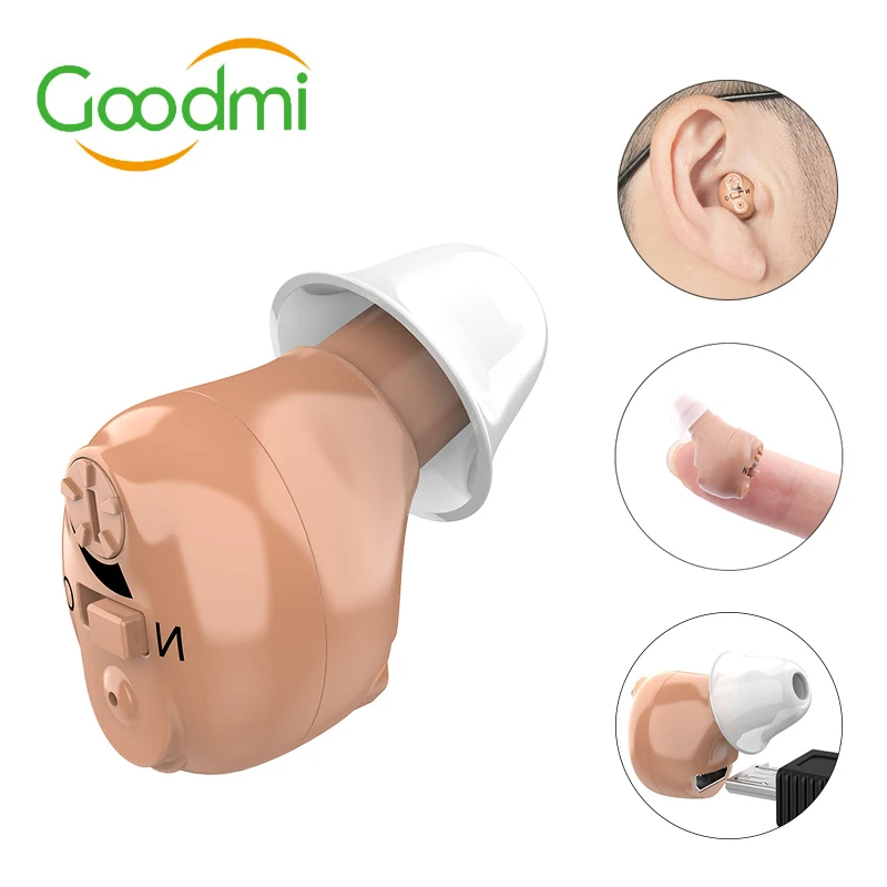  Карманный перезаряжаемый слуховой аппарат Goodmi для ушей цены apparecchi
