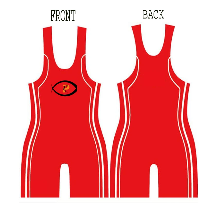 Custom Logo Sublimation Sportswear Camo Weightlifting Youth Singlet Suit Wrestling Singlet