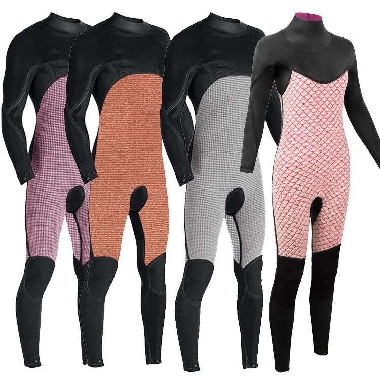 DIVESTAR Custom High Quality 3/2mm Neoprene Thermal Surfing Wetsuit With Rapid Dry Fabric and Chest Zipper Bodysuit