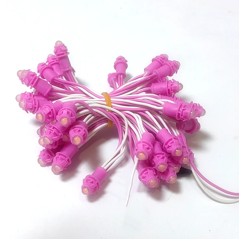 100pcs/lot 9mm Led Pixel Module String Light DC5V IP65 Waterproof Channel Letters Led Points Light White/red/yellow/blue/green /