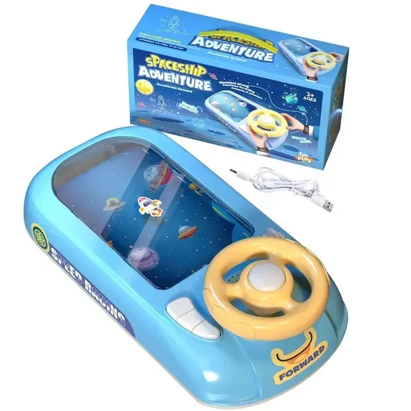 Игрушечная детская гоночная игра игрушка на рулевом колесе колесах