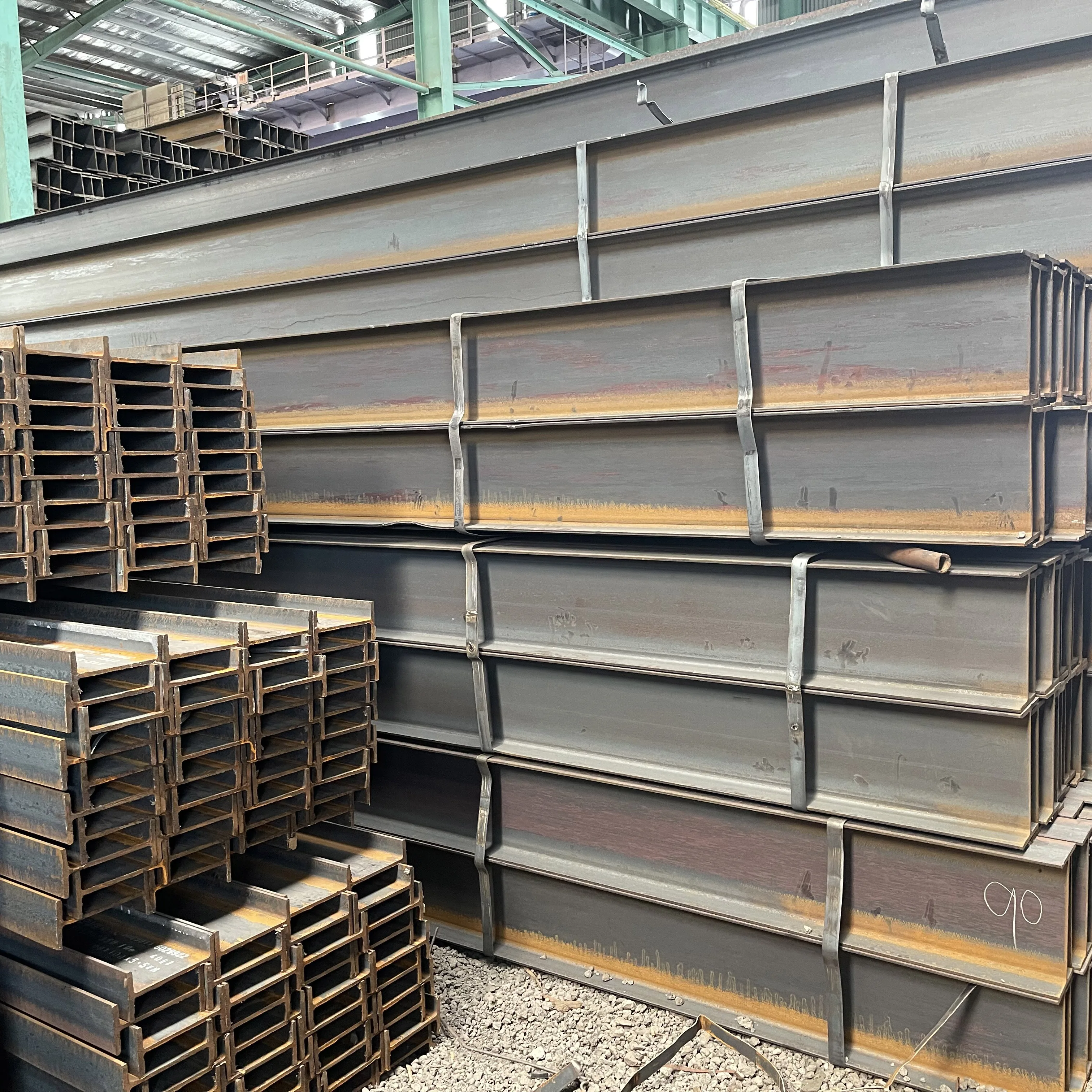 ASTM A36 Hot Rolled Carbon steel H Beam I Beam Universal Beam Structural Steel