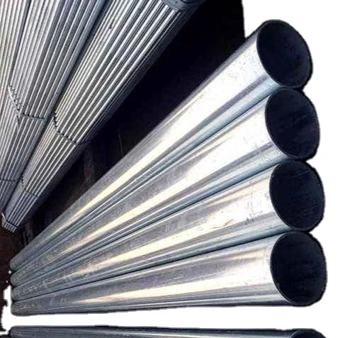 zinc- coated  round steel pipe