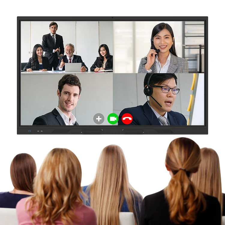 Wholesale 55 65 75 86 Inch LCD Touch Screen All in One PC Whiteboard Interactive Flat Panel for Education Meeting Conference