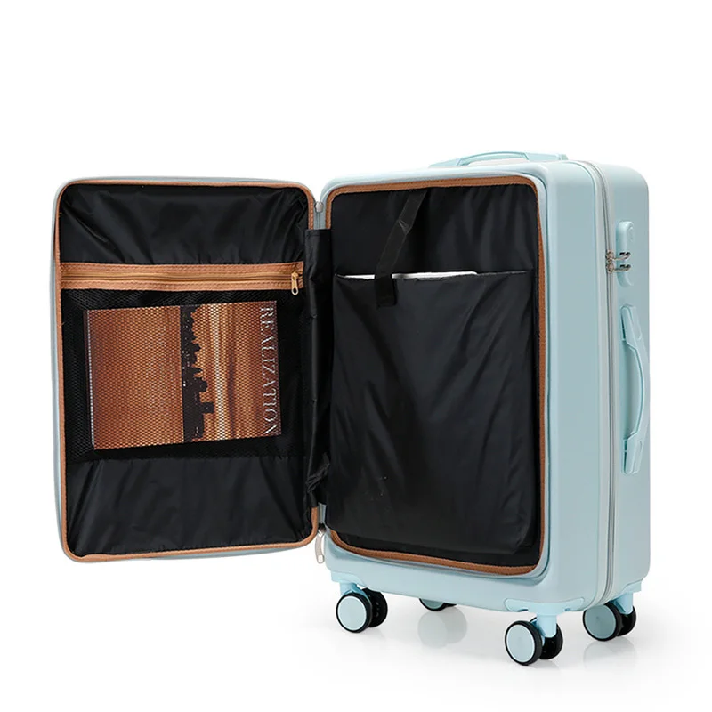 Hot Selling 20 Inch Multifunctional Hard Shell Luggage Fashionable Suitcase Password Travel Board case