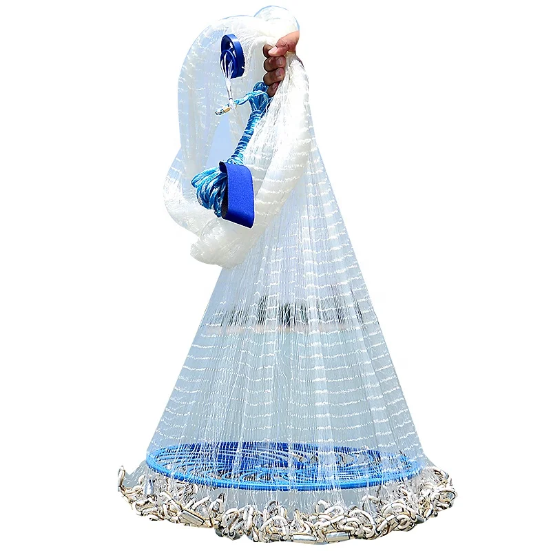 China Supplier Super Strong Finished Corrosion Resistance Plastic Fishing Casting Nets