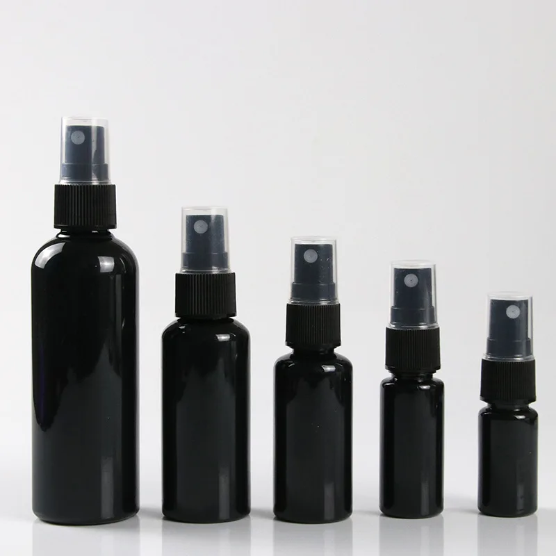 20ml 30ml 50ml 100ml 200ml amber blue white black green perfume spray plastic bottles Empty Fine Mist Plastic Mini Travel Bottle