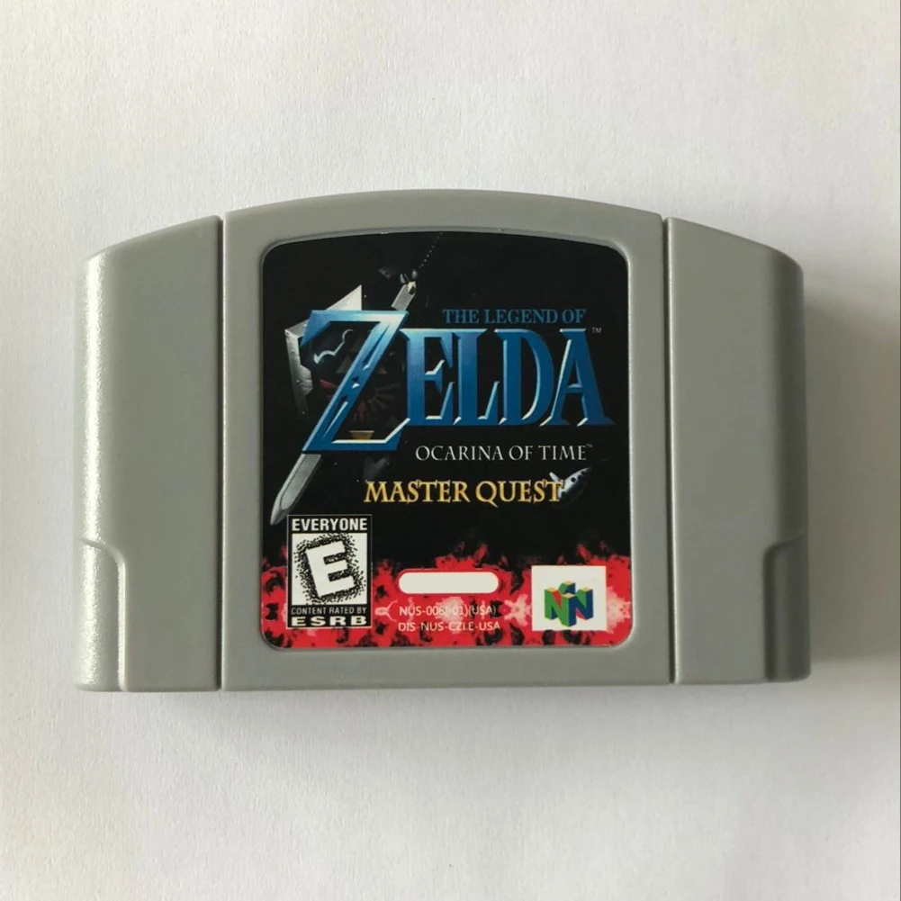 Super Smash Bors Paper Mario Kart Party The Legend of Zelda Ocarina of Time Master Quest Video Game Cards For Nintendo 64