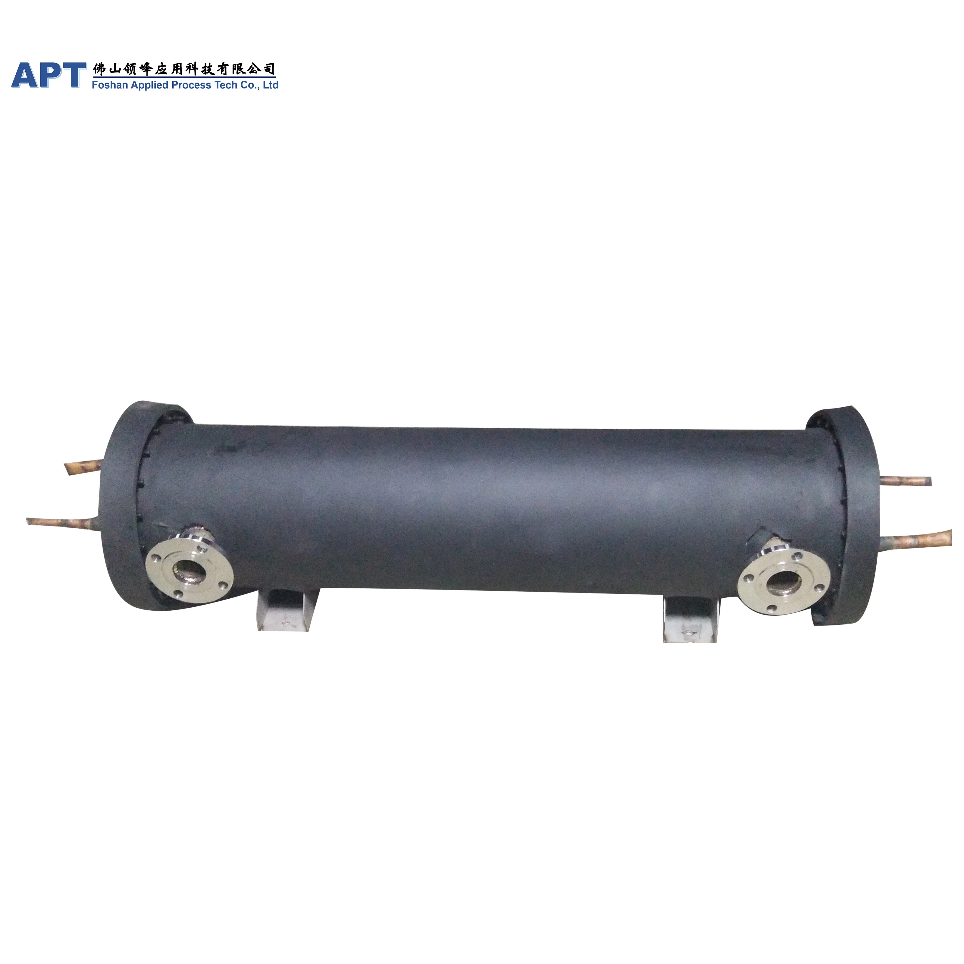 APT fixed tube plate tubular heat exchanger for industrial Refrigeration parts 15HP