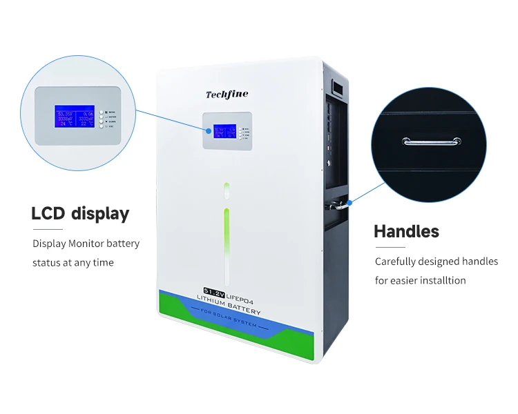Techfine 51.2V 200AH Lifepo4 solar storage lithium battery Class A 100AH 200AH 300AH for solar inverter system
