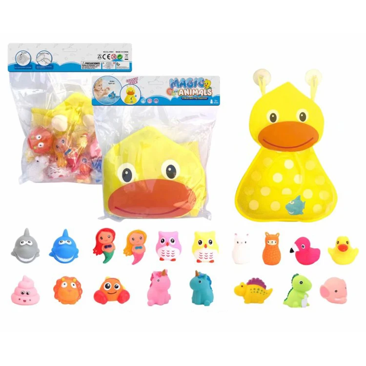 
Baby bath mesh toys organizer handing toys storage bag new arrival lovely design bath toy organizer 