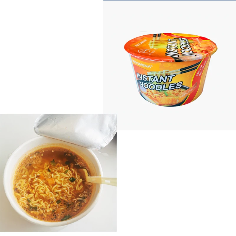 Private label customize support noodles bowl kimchi ramen soup