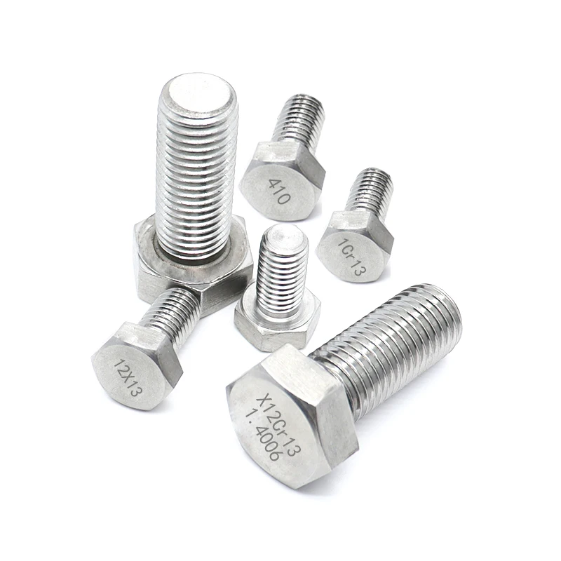 stainless steel 1Cr13 Hexagon head bolts   DIN
