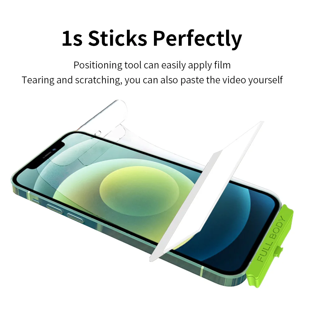 
Mobile Phone Screen Protector Latest Popular Full Screen Anti-fingerprint Soft TPU Screen Film for iPhone 13 /12 Pro Max 