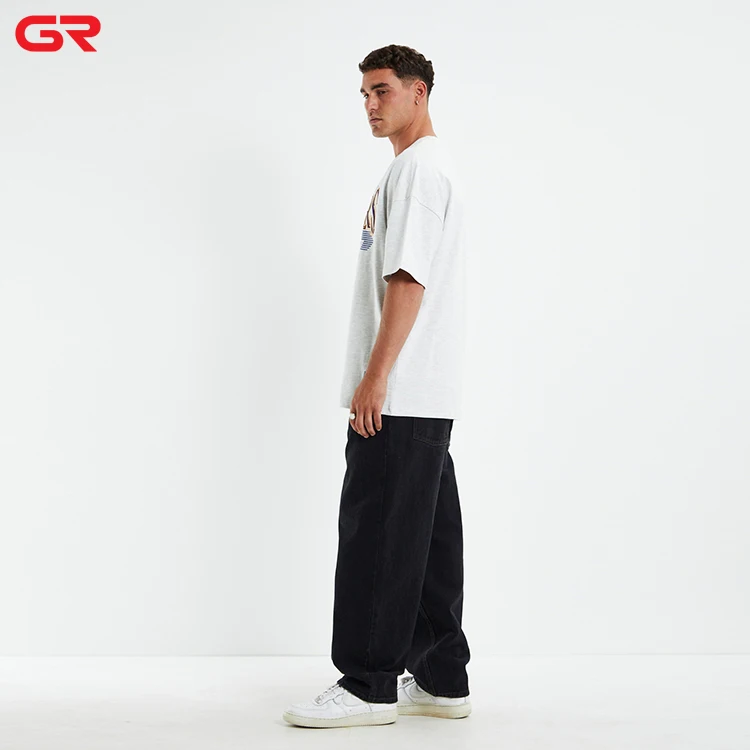 Tshirt High Quality 100% Premium Pure Cotton White Classic Drop Shoulder Tee Summer Basketball Custom Mens T Shirts