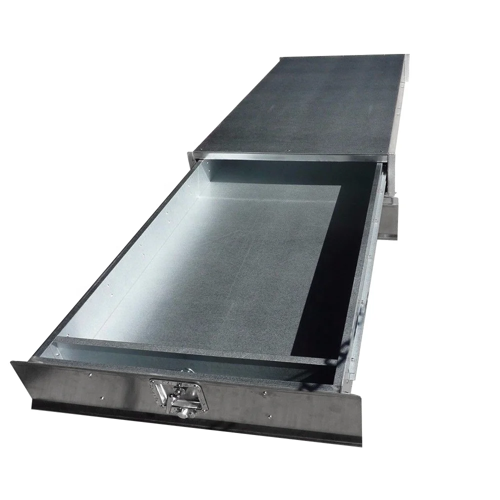 Galvanized steel heavy duty ute under tray drawer tool box
