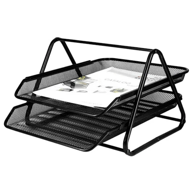high quality Desktop Set 2-trays desktop file organizer Document Holder for office school