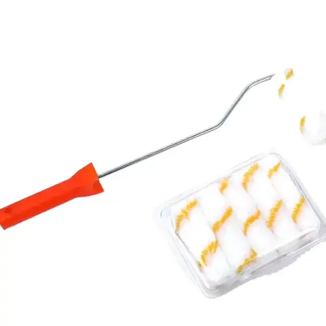 Wholesale Professional Made Industrial Wholesale Custom Surface Cleaning nylon brush roller paint brush and roller set