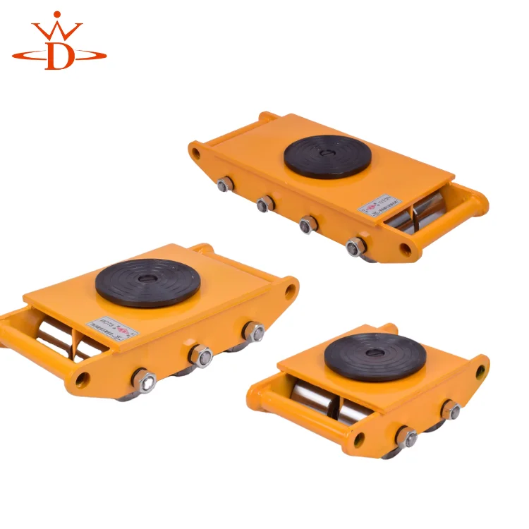 CRA Carrying Roller Transporting Heavy Duty 6T/8T/12T Cargo Trolley Skates For Machine Moving