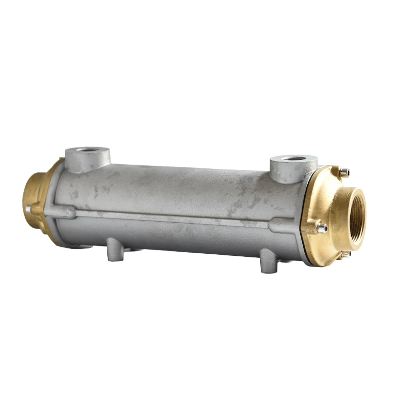 EC120 Manufacturers Custom Aluminum Tubular Oil Cooling Hydraulic Water Cooler Heat Exchanger
