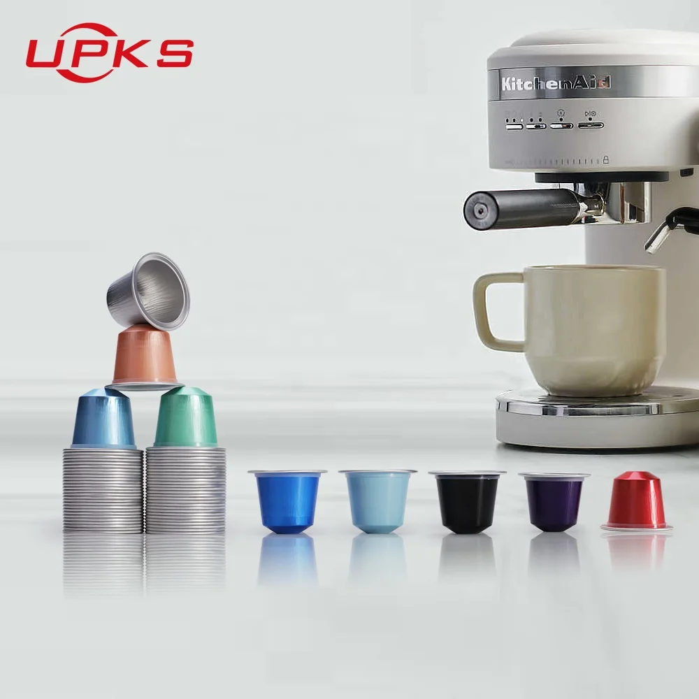 High quality coffee capsules compatible with aluminum colored coffee capsules Beef powder/tea/coffee powder