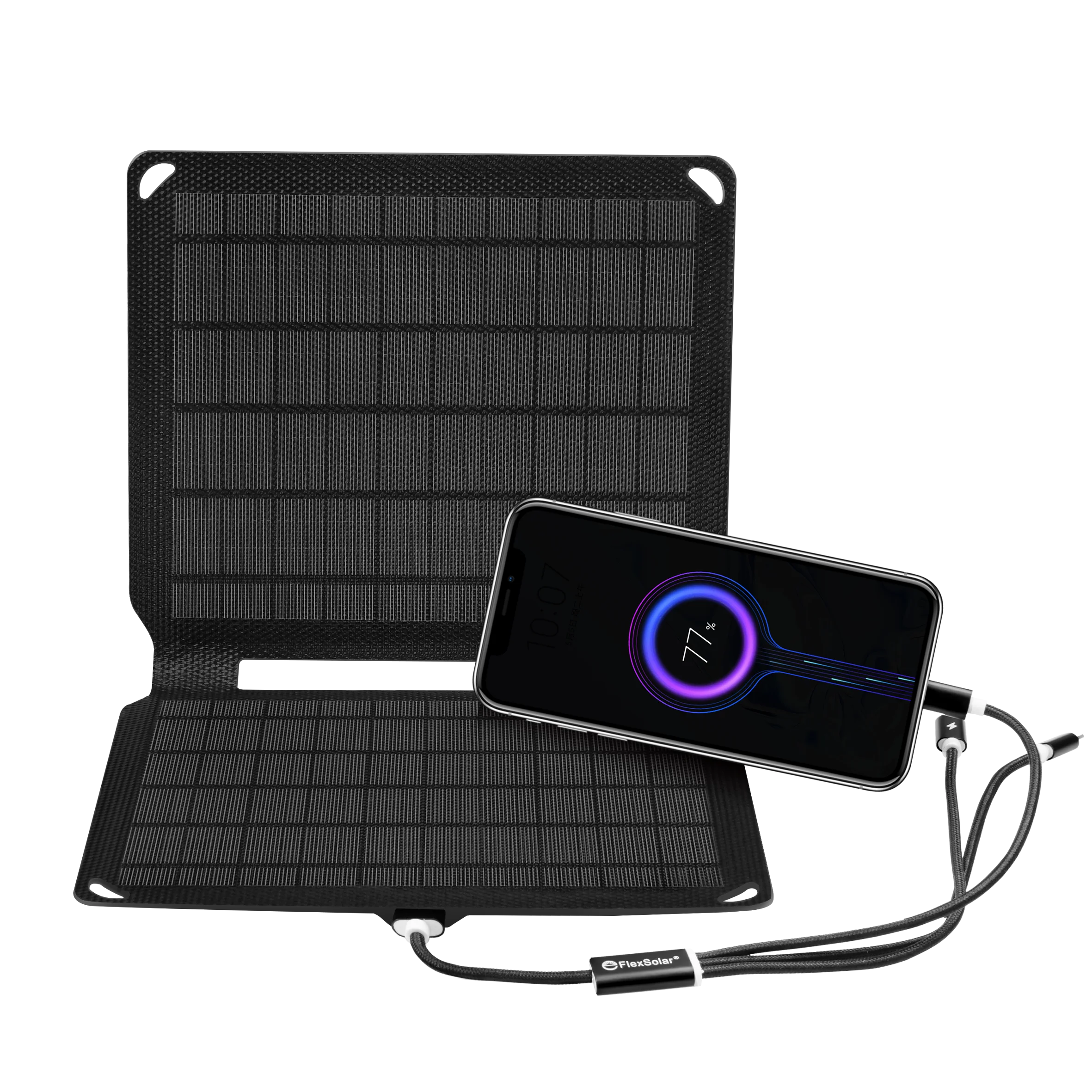 10W 20W 5V Portable Solar Charger Foldable Solar Panel Waterproof for Mobile Phone Power Bank