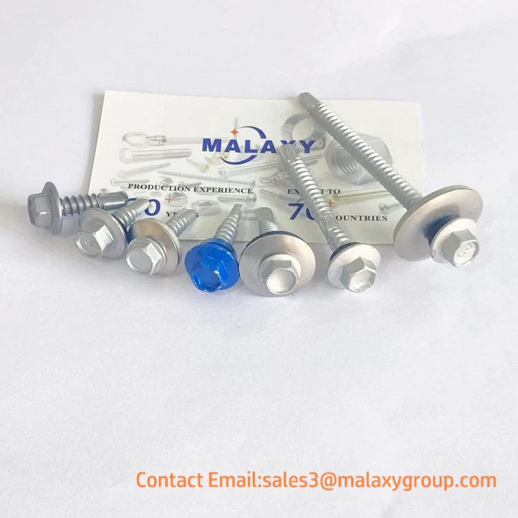 MALAXY #15-15x20 Class-3 1000h  ruspert Stitching Self-Drilling Screws AS3566 Australian Standards with EPDM Washer