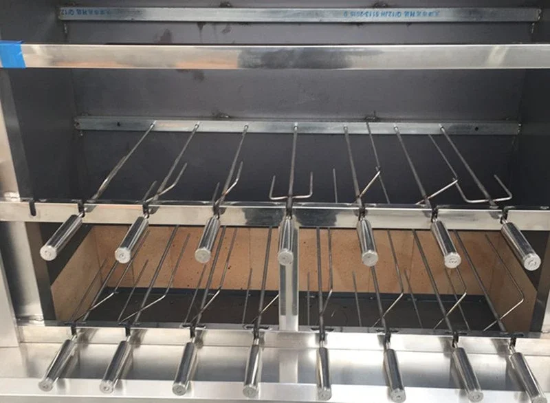 Commercial Stainless Steel BBQ Charcoal Machine Electric Barbecue Grill Gas Heating Barbecue Grill Machine