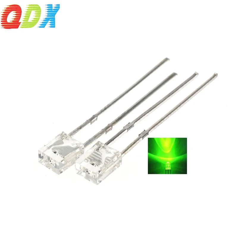 China Factory promotion 2*3*4mm Square LED white hair green light-emitting diode 2*3*4mm Led Dip In Diode1000pcs/bag led module