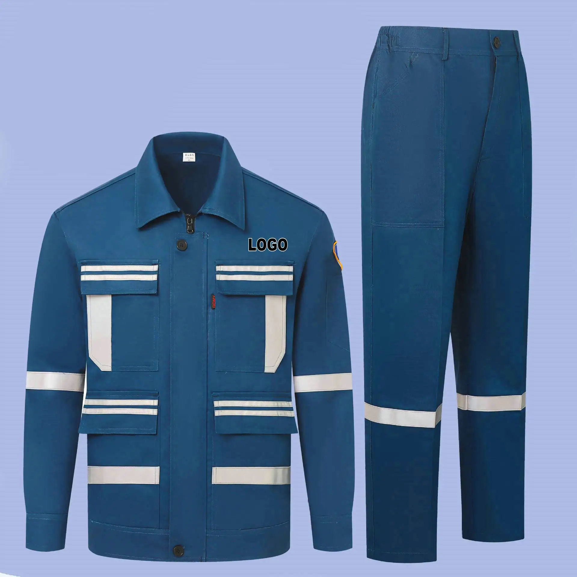 Long Sleeves Welder Weldin g FR Flame Retardant Anti Static Workwear Work Clothes For Men