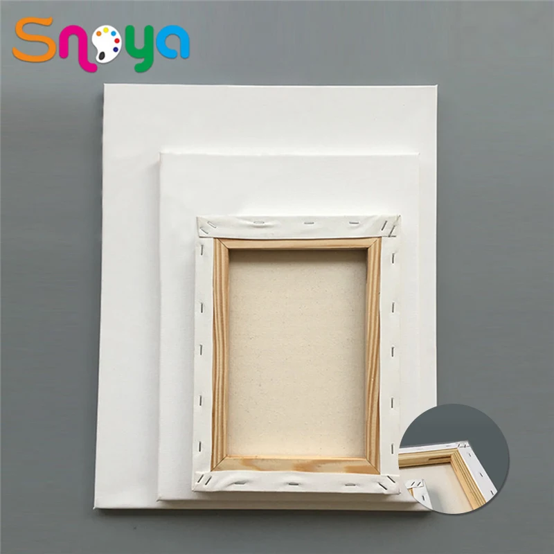  8x10 чистых хлопковых холщовых панелей художественные доски для творчества принадлежности
