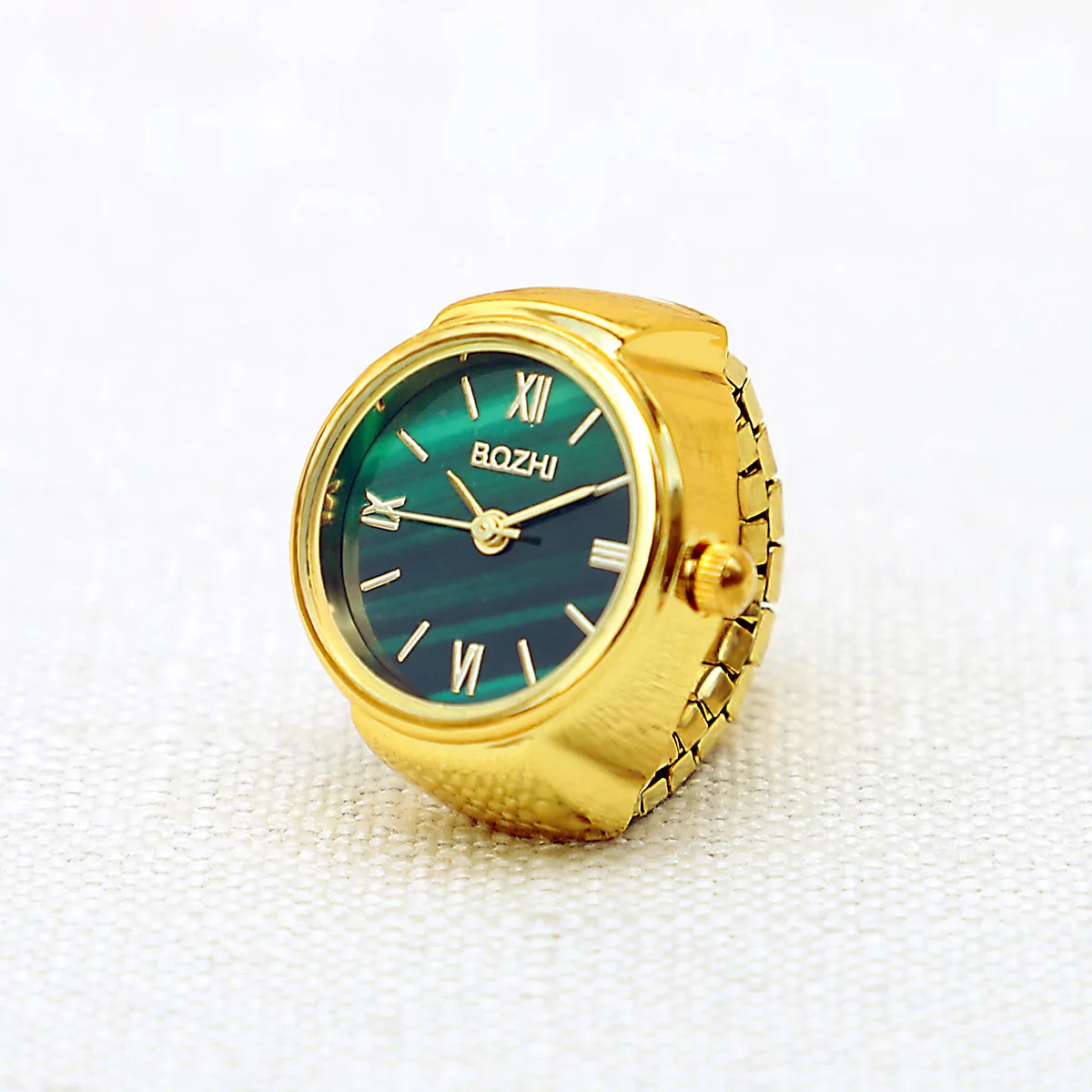 Fashion Ring Watch 2024 New Design Adjustable Quartz Dial Mini finger Ring Watch  For Women Men