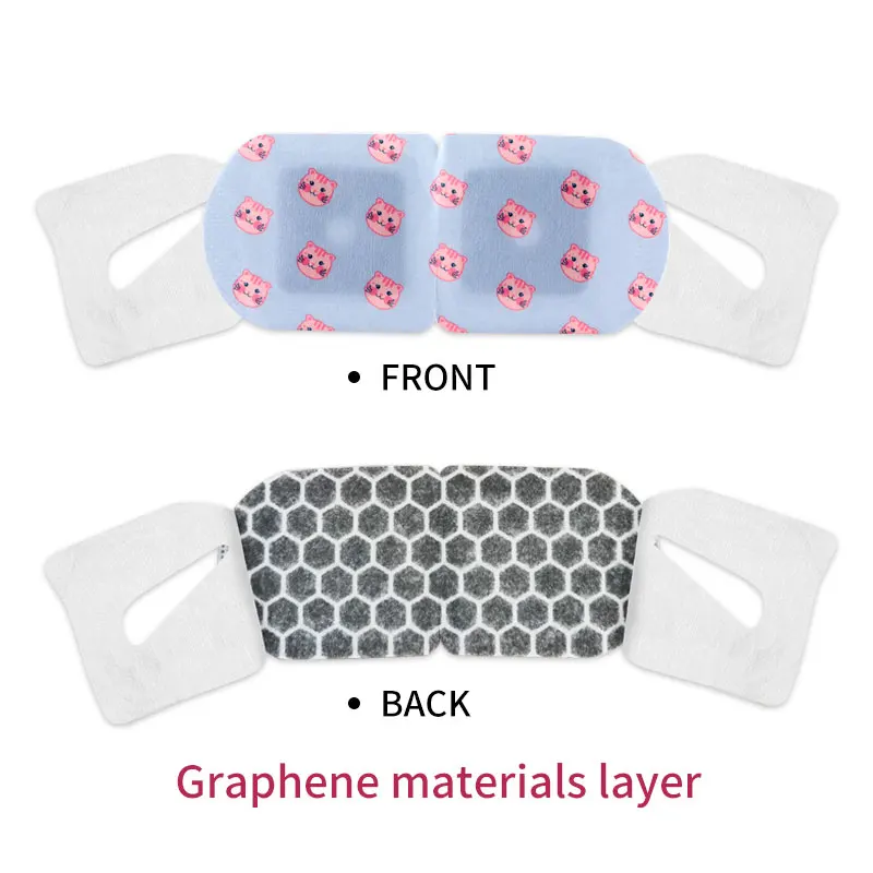 Graphene eye mask for dry and puffy eyes dark circles heated eye mask suitable for  travel or work use