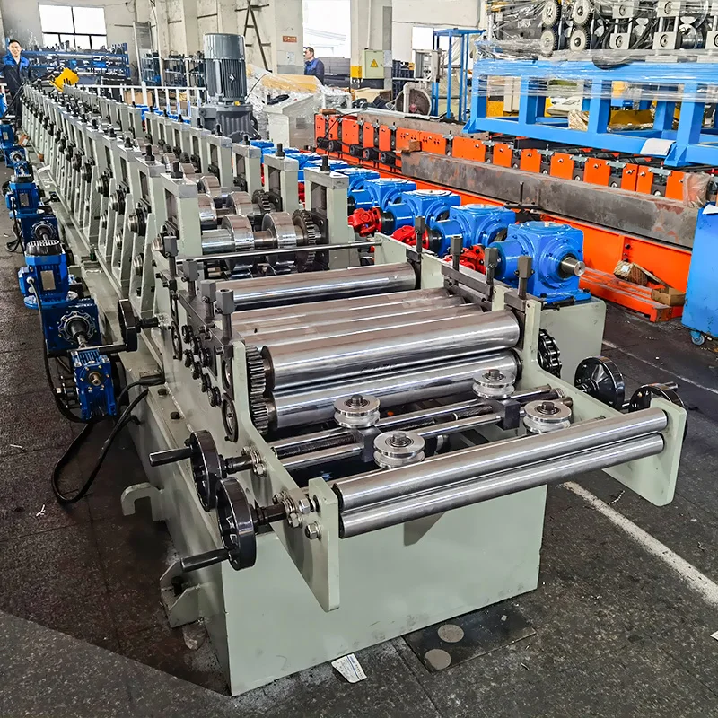 Hot Dipped Galvanised Steel M Shape Sigma Profile Roll Forming Machine