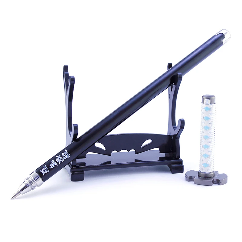Japanese Metal katana toy demon slayer samurai sword Gel Pen action Figure Simulation Weapon student back-to-school stationery